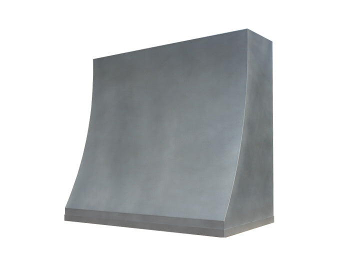 simple zinc range hood 