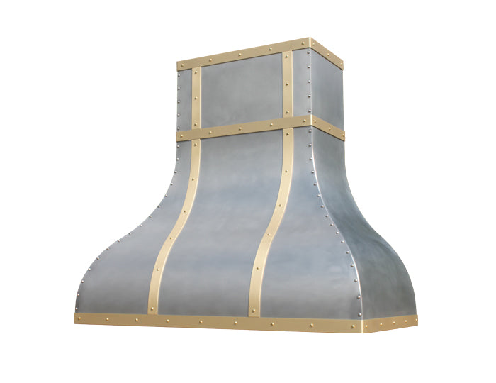 stainless steel vent hood decorative curved body